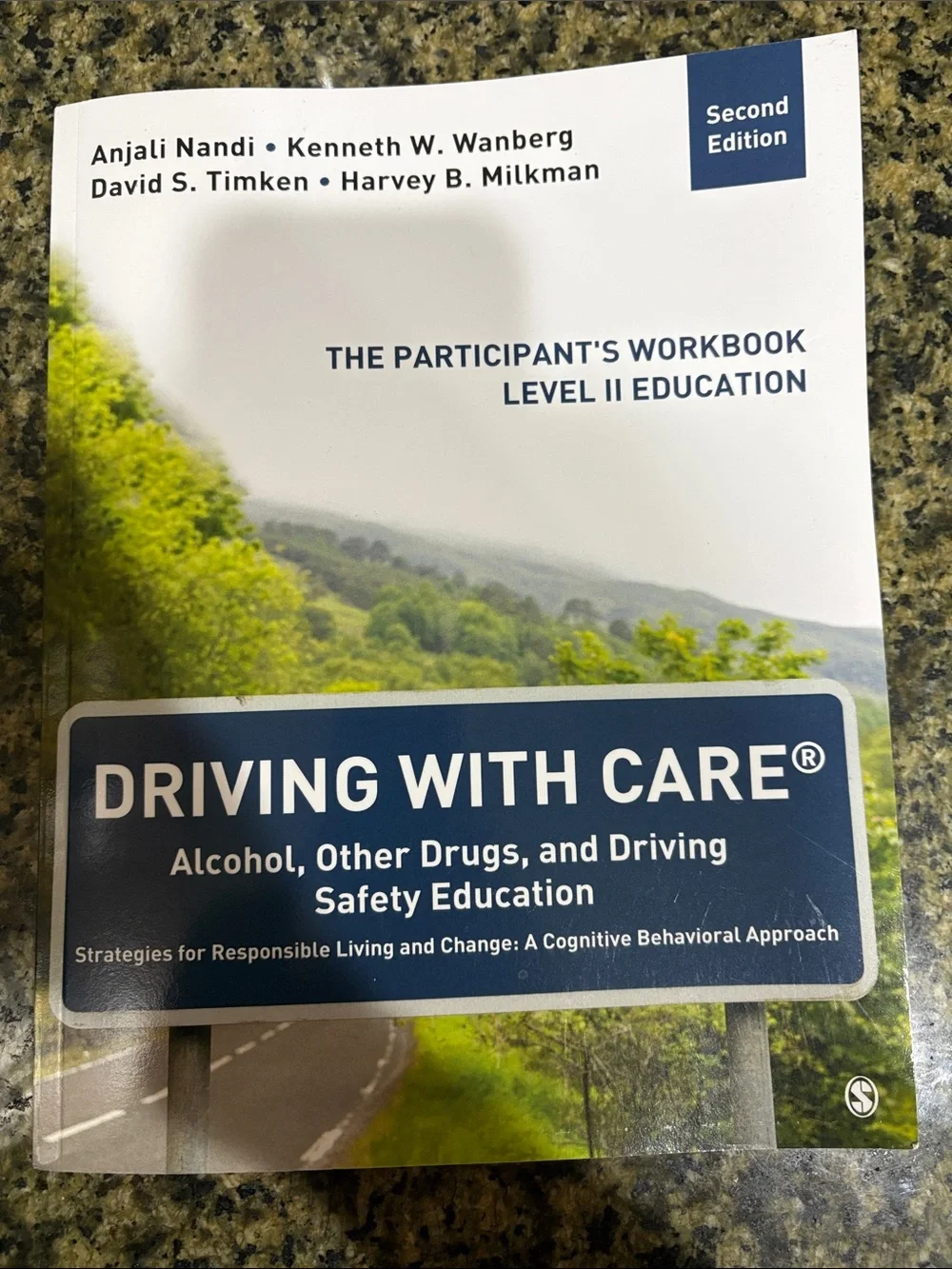 Sage Driving With Care® Participant Workbook - Blue and White Cover